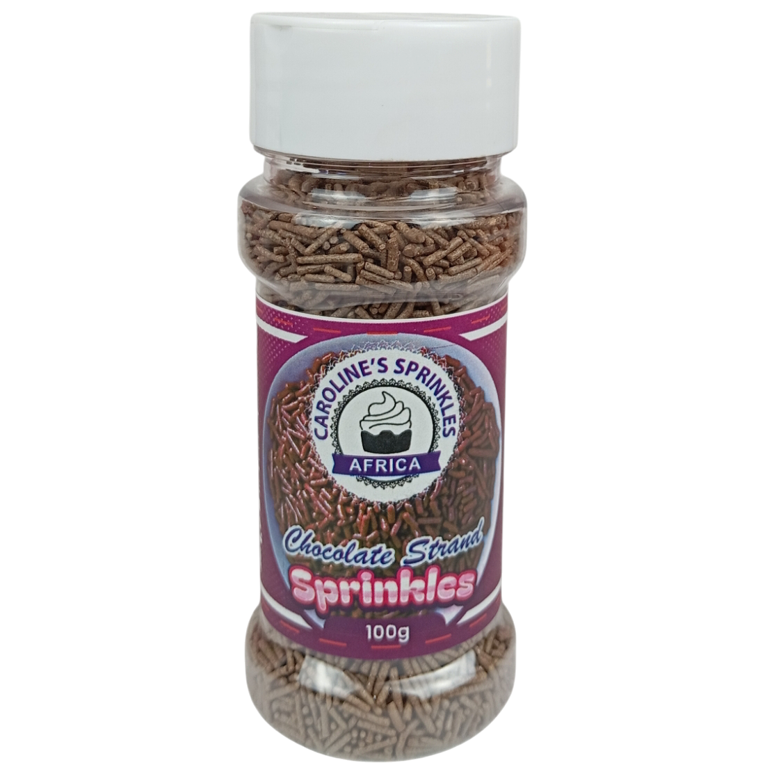 Carolines chocolate strand sprinkles